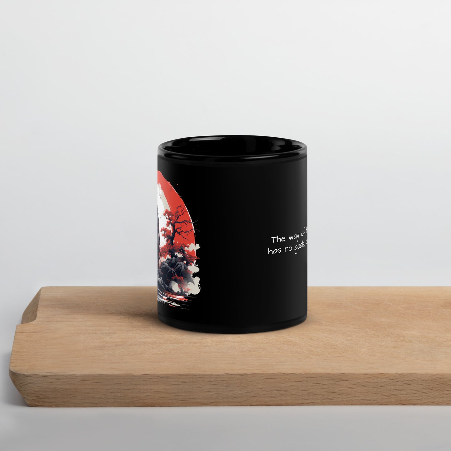 Black Glossy Mug "SAMURAI" ID: 17 (PREMIUM)