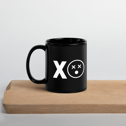 Black Glossy Mug "XO" ID: 01 (PREMIUM)