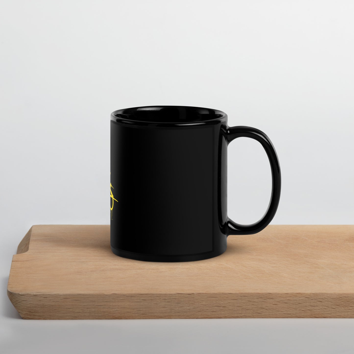 Black Glossy Mug "GRAFFITI" ID: 07 (PREMIUM)