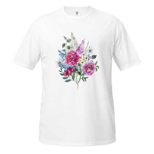 Short-Sleeve Unisex T-Shirt "FLOWERS" id: 60 (PREMIUM)