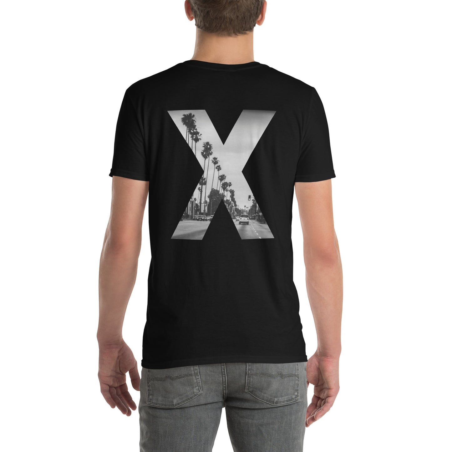 Short-Sleeve Unisex T-Shirt "X" (back) id: 05