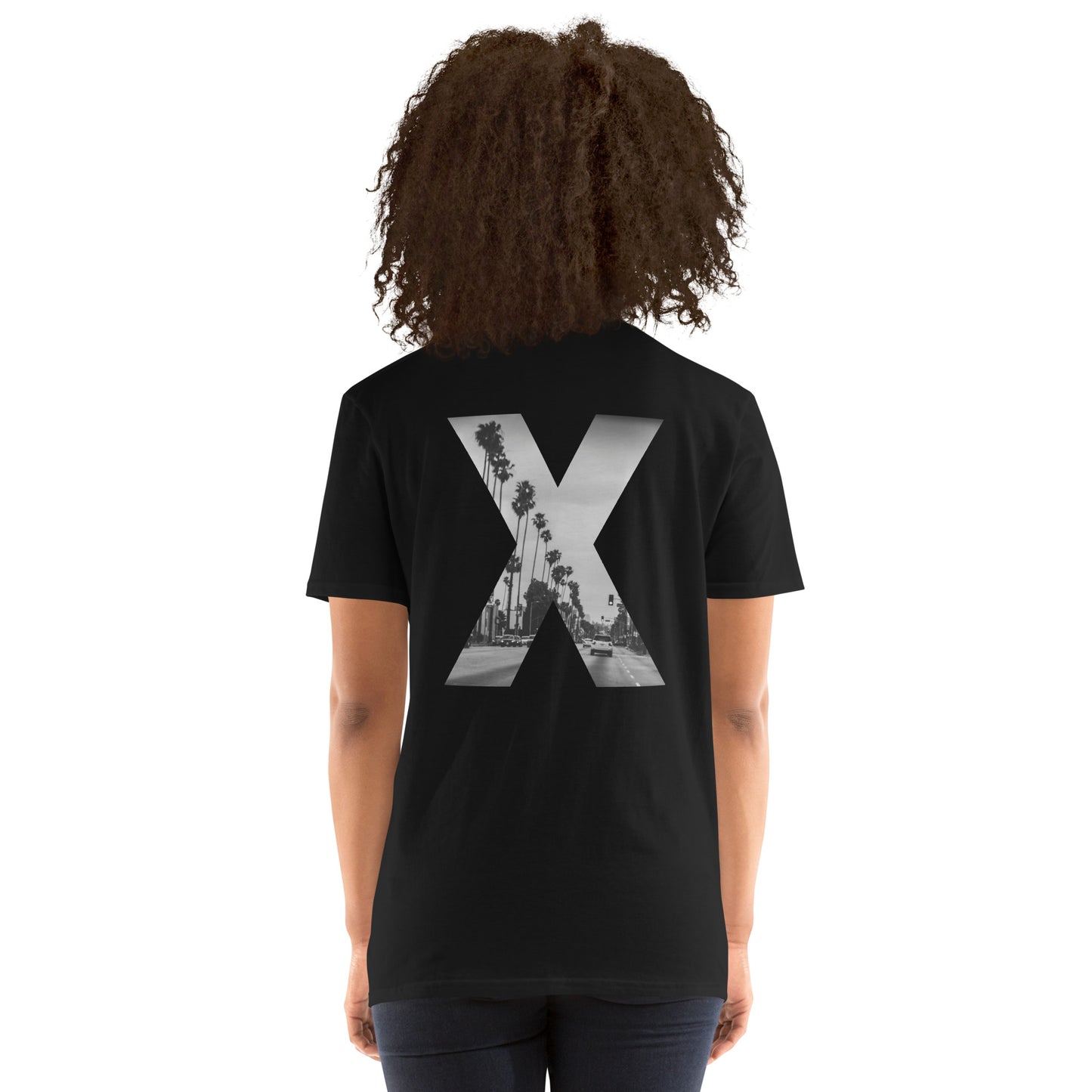 Short-Sleeve Unisex T-Shirt "X" (back) id: 05