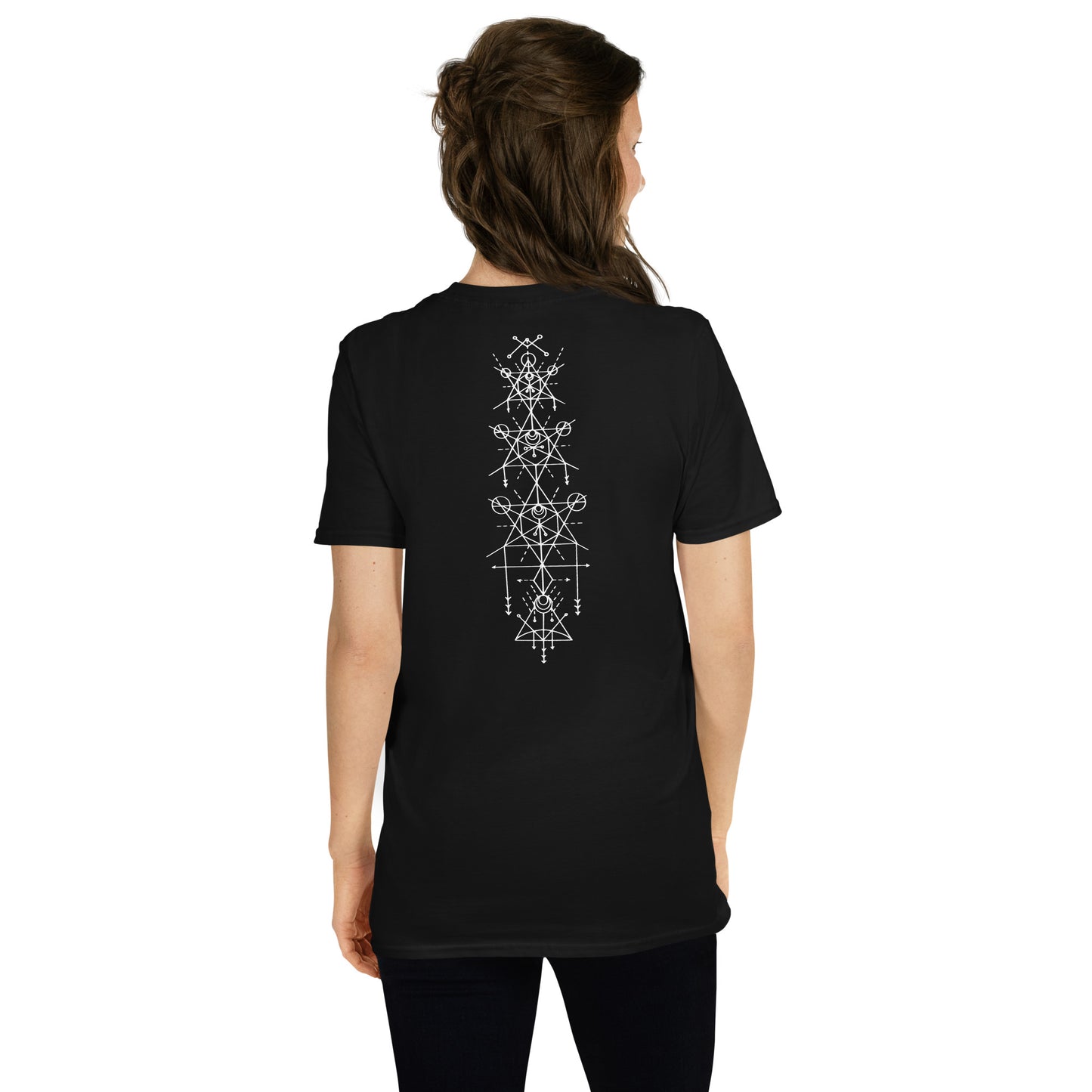 Short-Sleeve Unisex T-Shirt "Geometry" (front&back) ID: 469 (PREMIUM)