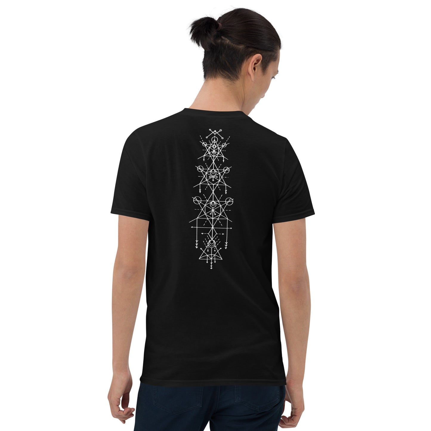 Short-Sleeve Unisex T-Shirt "Geometry" (front&back) ID: 469 (PREMIUM)