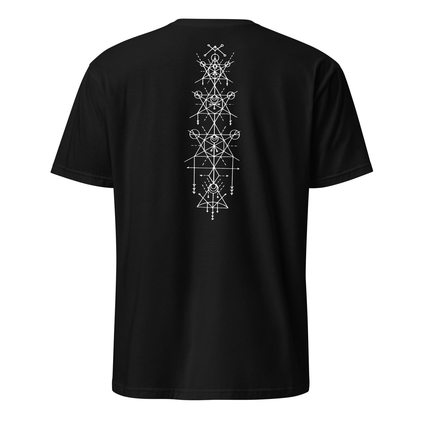 Short-Sleeve Unisex T-Shirt "Geometry" (front&back) ID: 469 (PREMIUM)