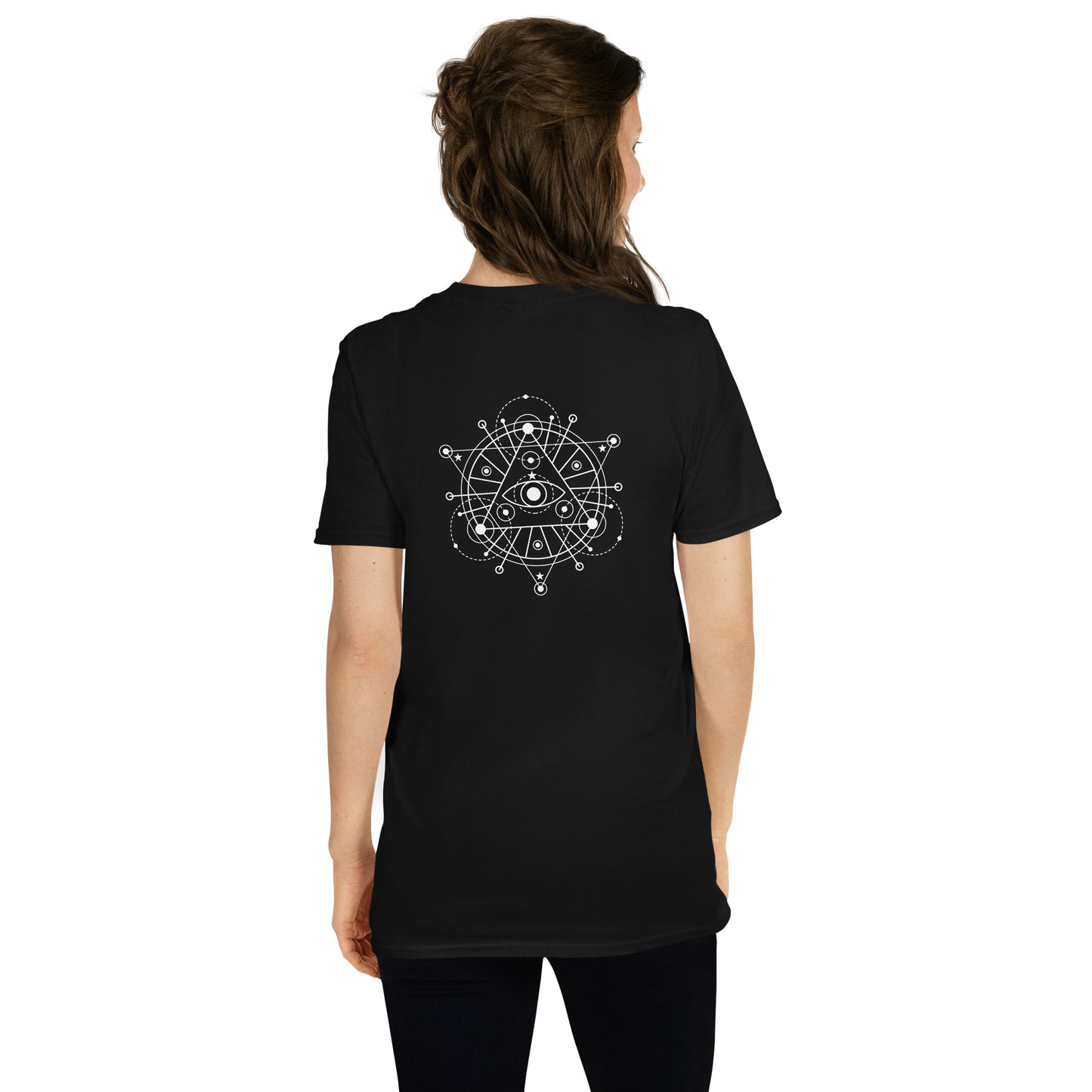 Short-Sleeve Unisex T-Shirt "Geometry" (front&back) ID: 479 (PREMIUM)