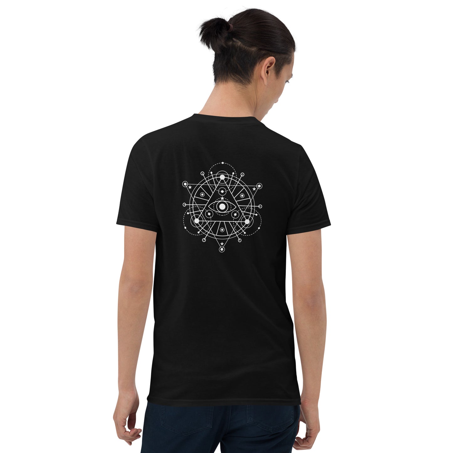 Short-Sleeve Unisex T-Shirt "Geometry" (front&back) ID: 479 (PREMIUM)