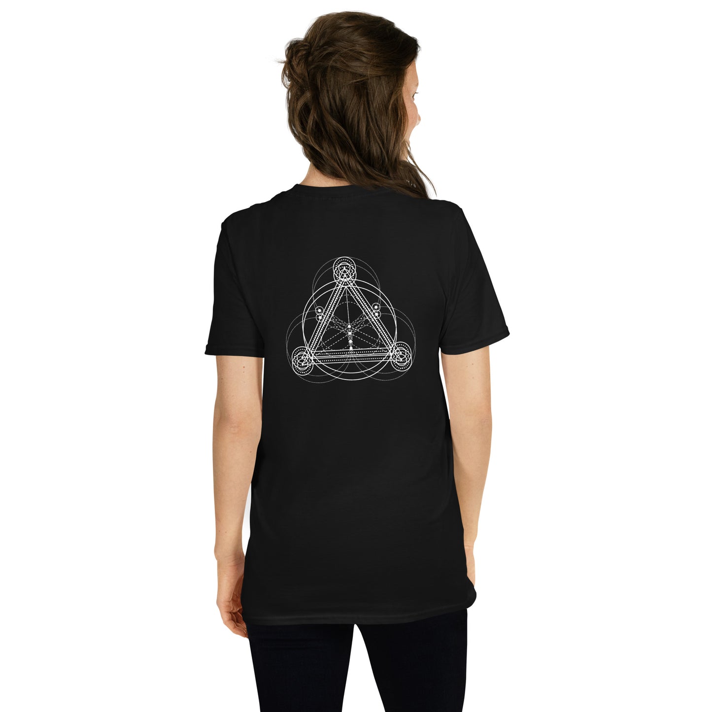 Short-Sleeve Unisex T-Shirt "Geometry" (front&back) ID: 481 (PREMIUM)