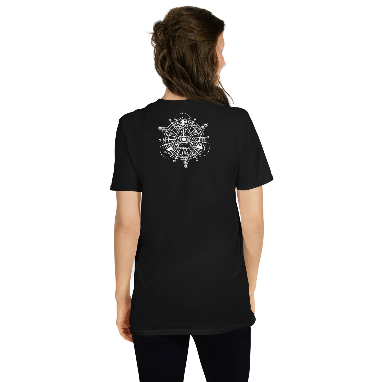 Short-Sleeve Unisex T-Shirt "Geometry" (front&back) ID: 484 (PREMIUM)