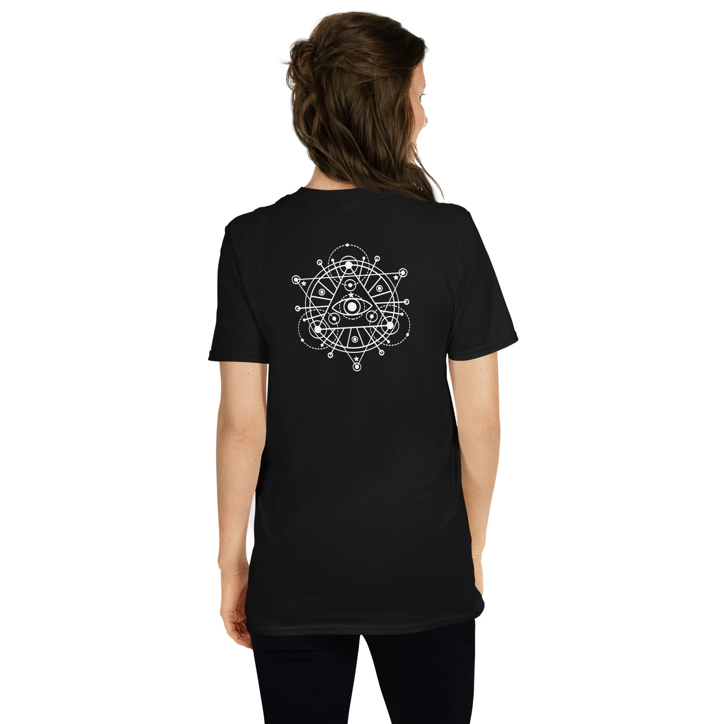 Short-Sleeve Unisex T-Shirt "Geometry" (front&back) ID: 486 (PREMIUM)