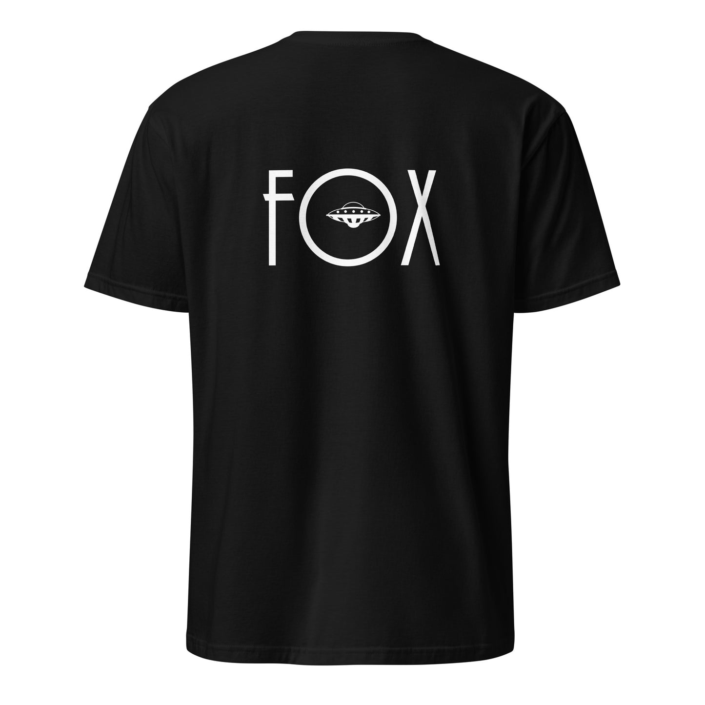 Short-Sleeve Unisex T-Shirt "Creative Fox" (front&back) ID 461 (PREMIUM)