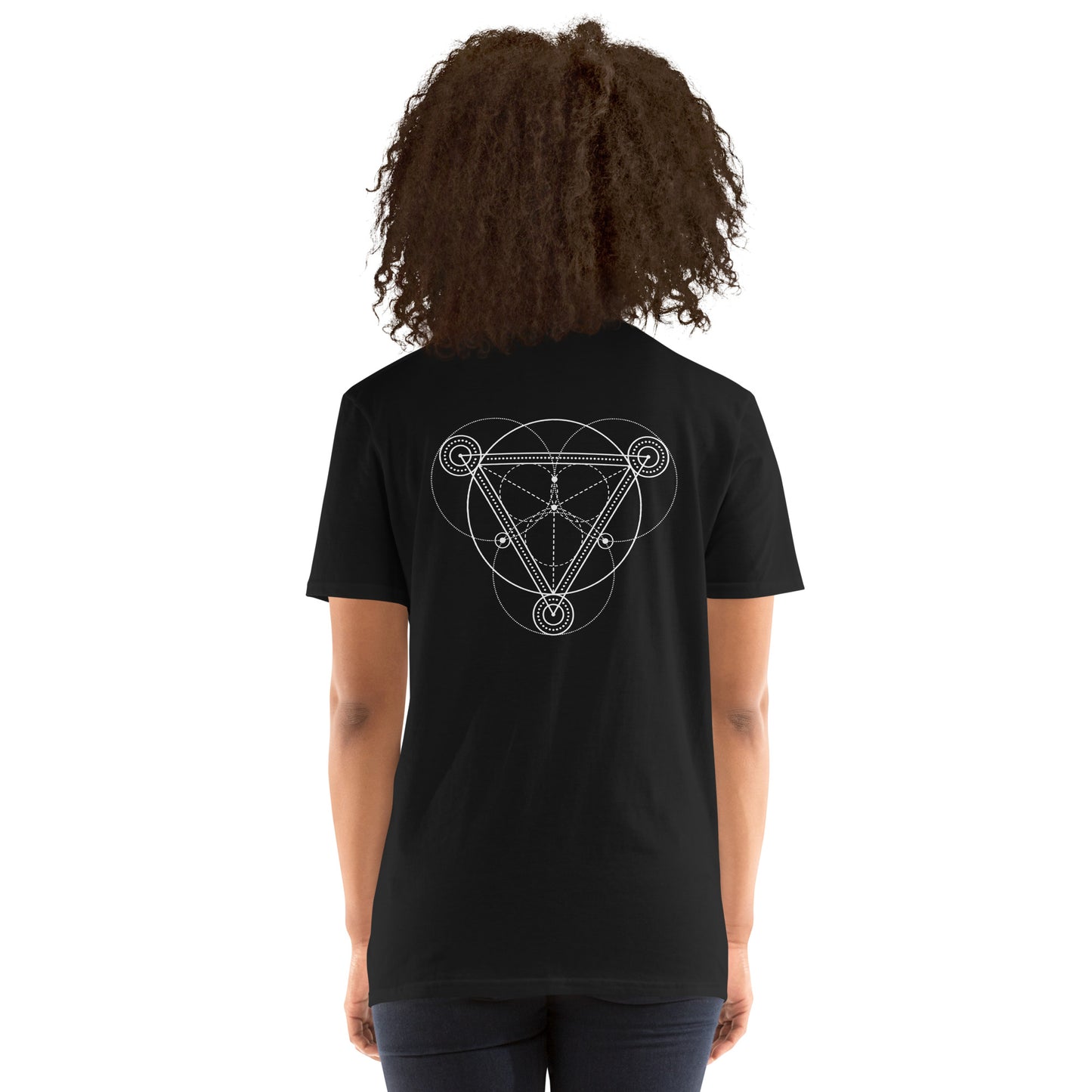 Short-Sleeve Unisex T-Shirt "Geometry" (front&back) ID: 500 (PREMIUM)