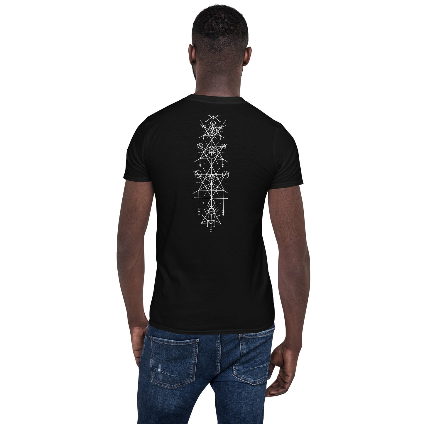 Short-Sleeve Unisex T-Shirt "Geometry" (front&back) ID: 471 (PREMIUM)