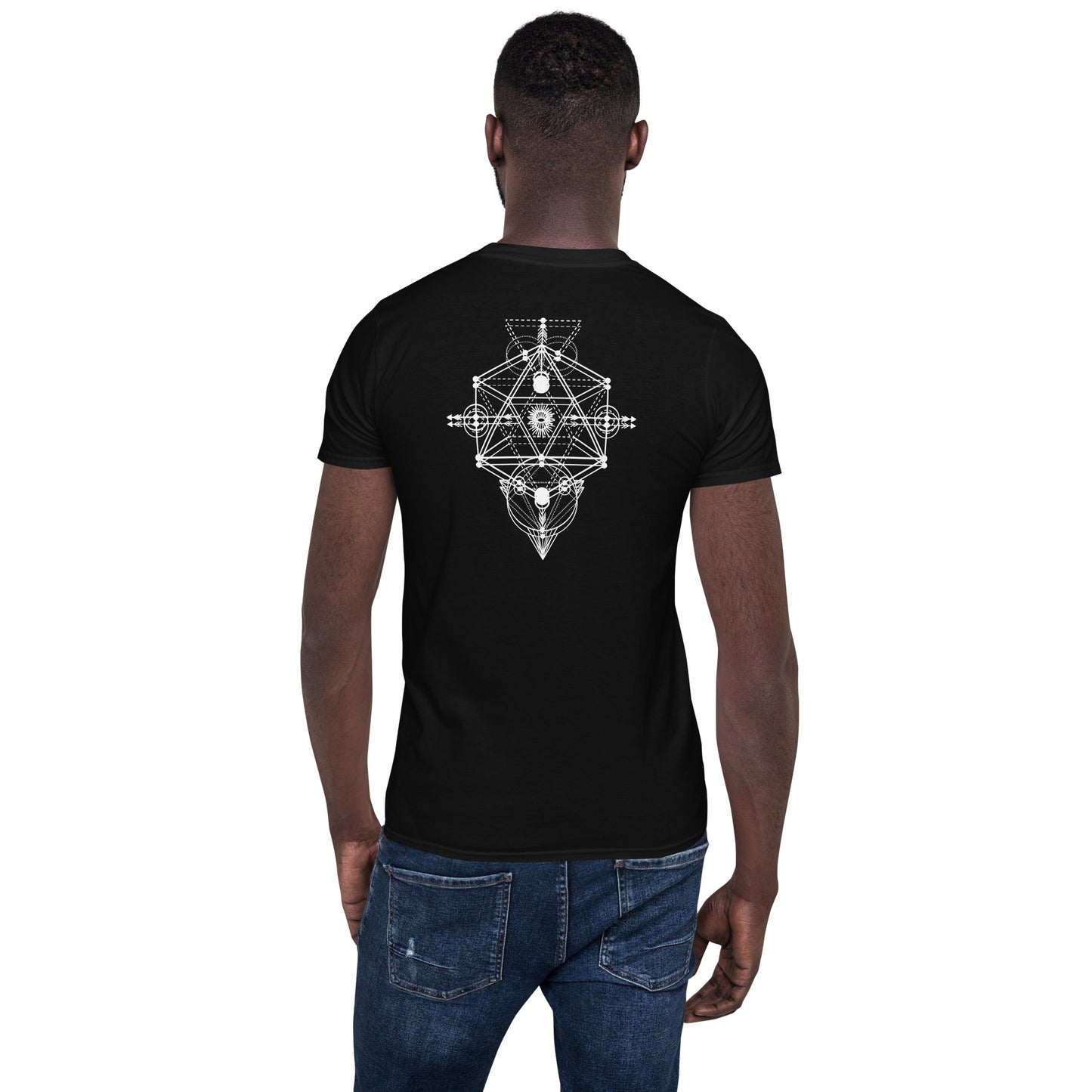 Short-Sleeve Unisex T-Shirt "Geometry" (front&back) ID: 472 (PREMIUM)