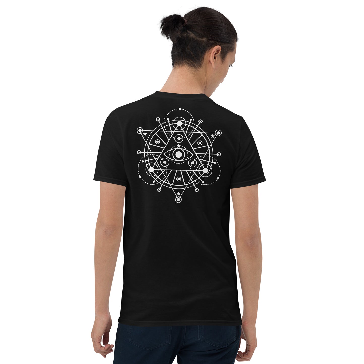 Short-Sleeve Unisex T-Shirt "Geometry" (front&back) ID: 485 (PREMIUM)