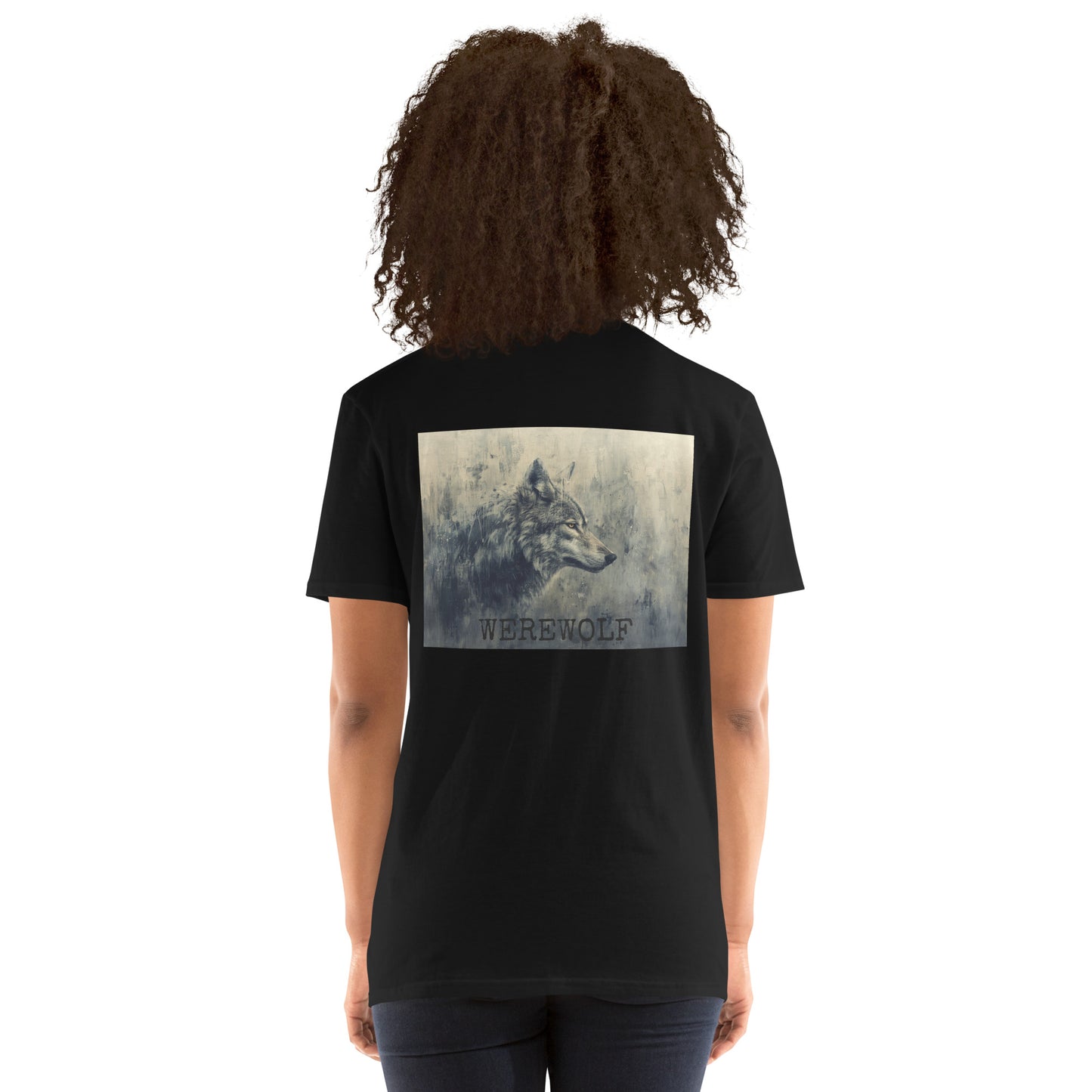 Short-Sleeve Unisex T-Shirt "WOLF" (front&back) id: 512