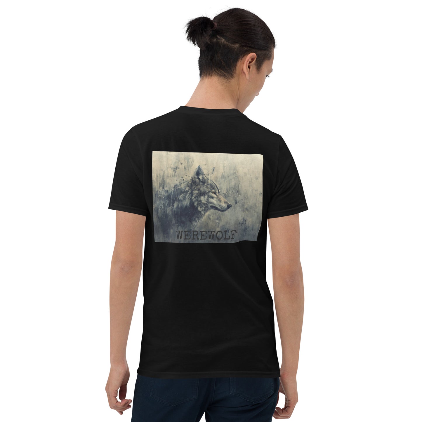 Short-Sleeve Unisex T-Shirt "WOLF" (front&back) id: 512