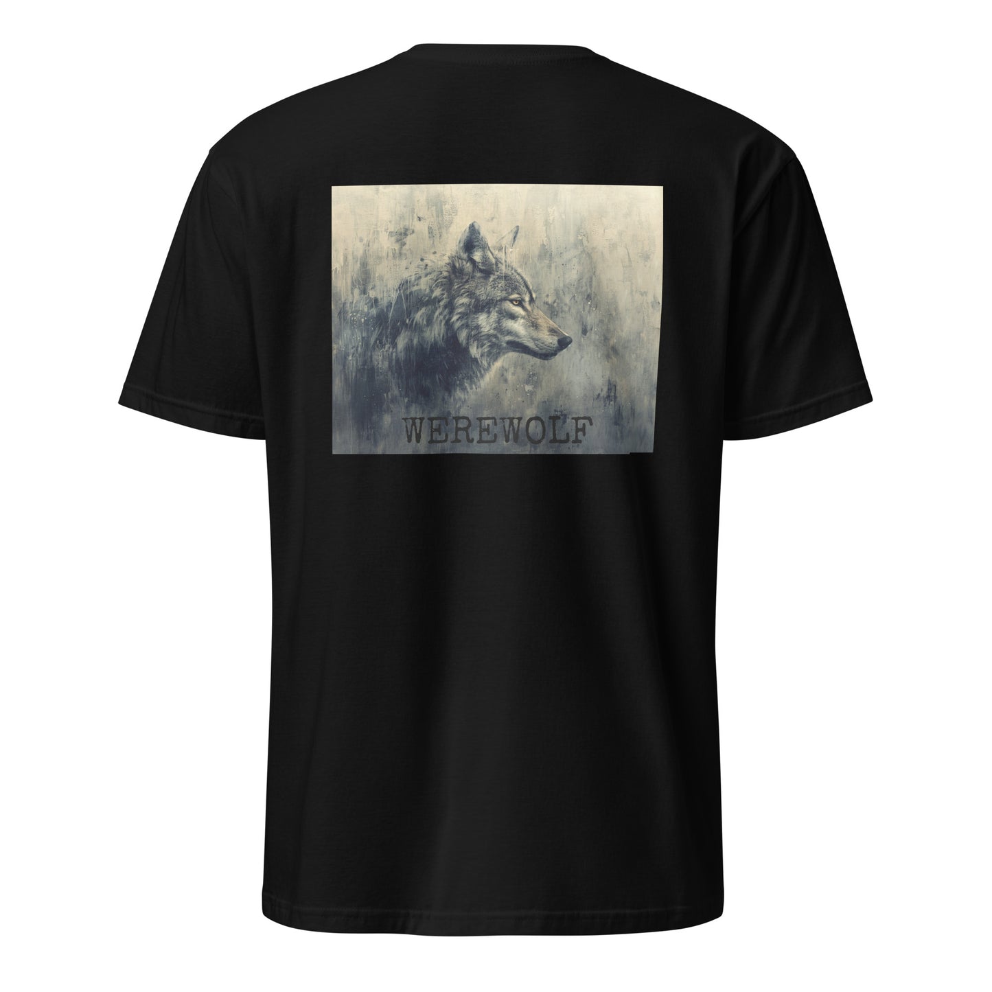 Short-Sleeve Unisex T-Shirt "WOLF" (front&back) id: 512