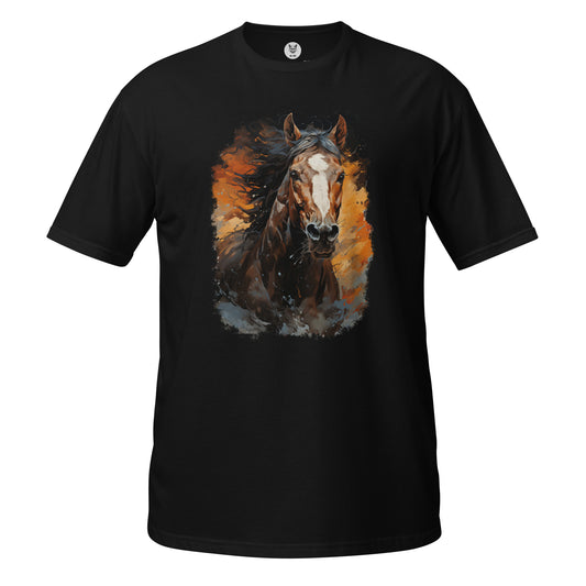 Short-Sleeve Unisex T-Shirt "Horse" id: 01 (PREMIUM)