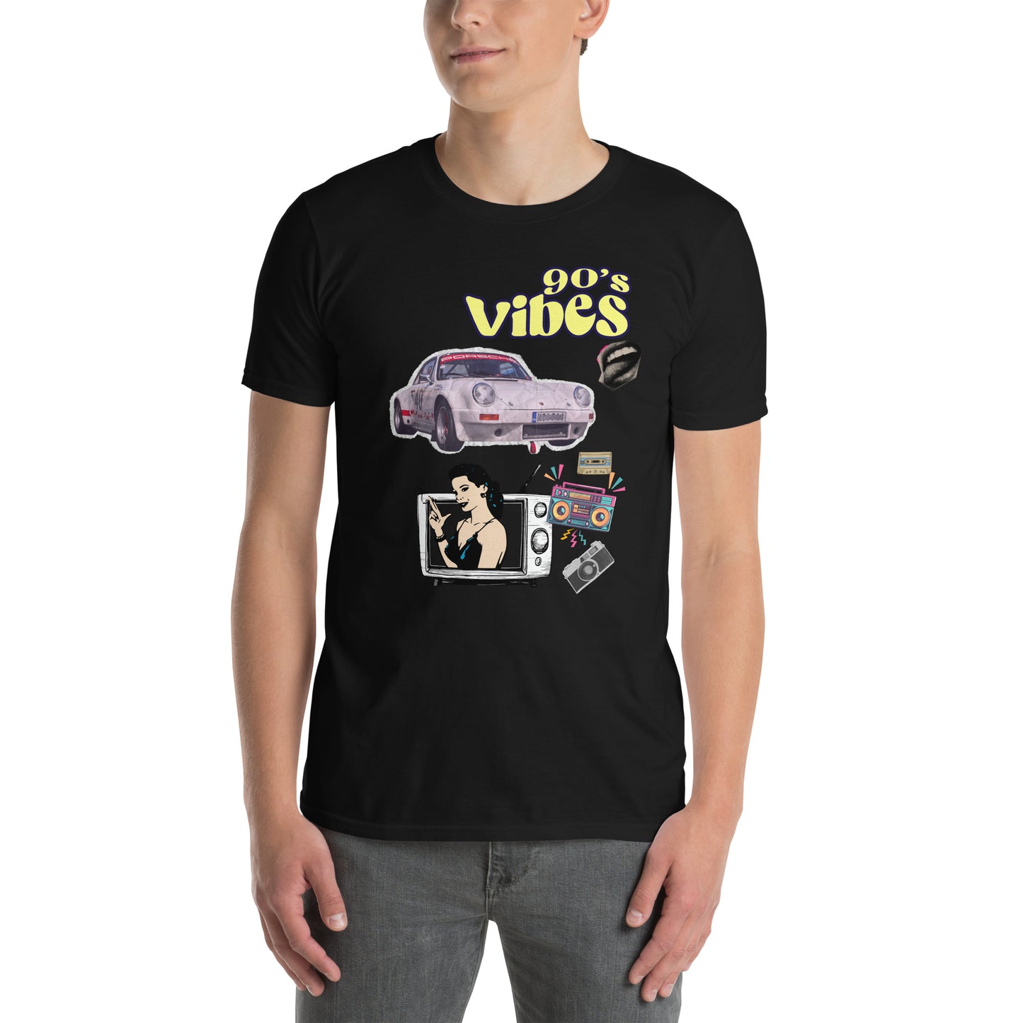 Short-Sleeve Unisex T-Shirt "90's vibe" id: 07 (PREMIUM)