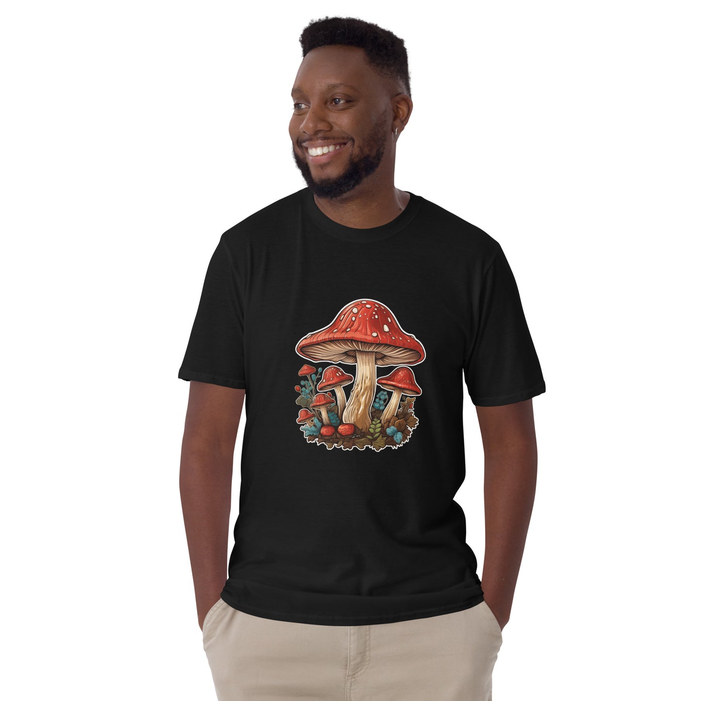 Short-Sleeve Unisex T-Shirt "MUSHROOMS" id: 26 (PREMIUM)