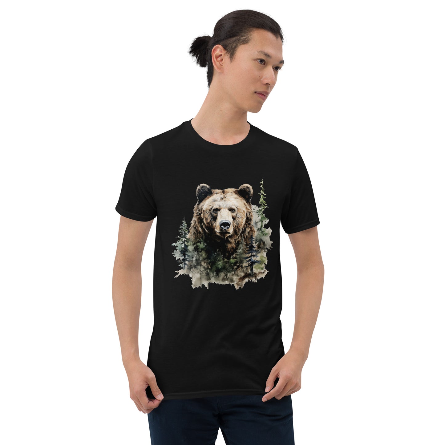 Short-Sleeve Unisex T-Shirt "BEAR" id: 21 (PREMIUM)