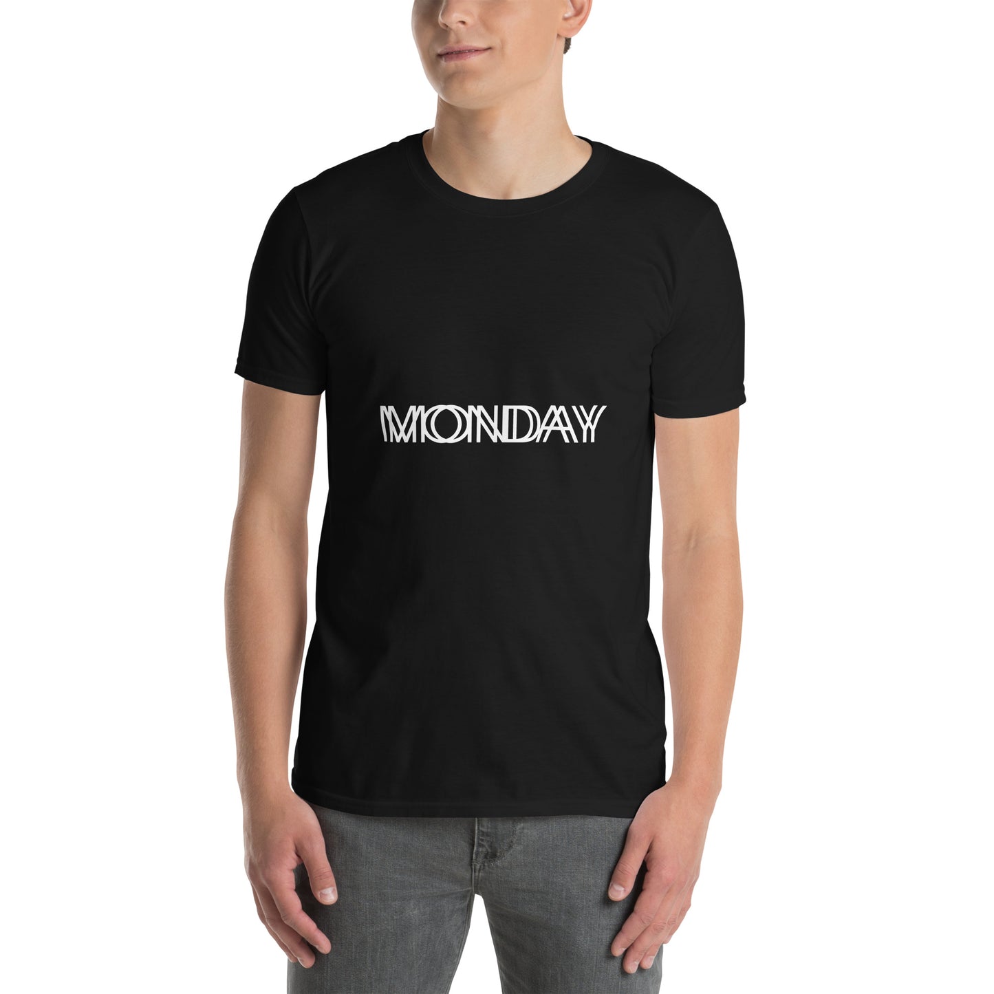 Koszulka unisex z krótkim rękawem „MONDAY” id: 32 (PREMIUM)