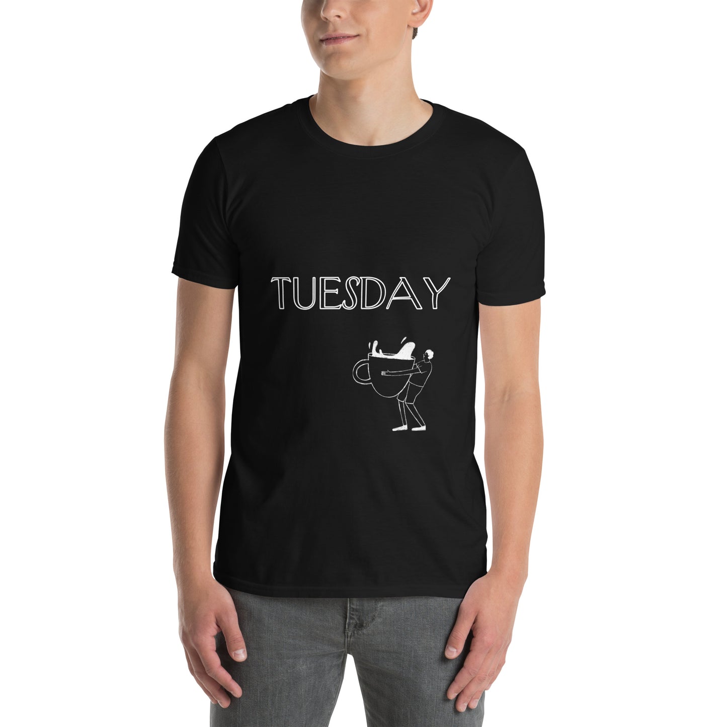 Koszulka unisex z krótkim rękawem „TUESDAY” ID: 33 (PREMIUM)