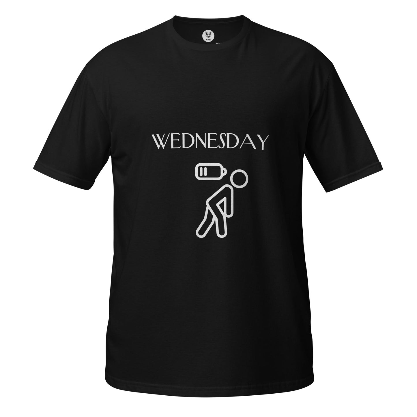 Koszulka unisex z krótkim rękawem „WEDNESDAY” id: 36 (PREMIUM)