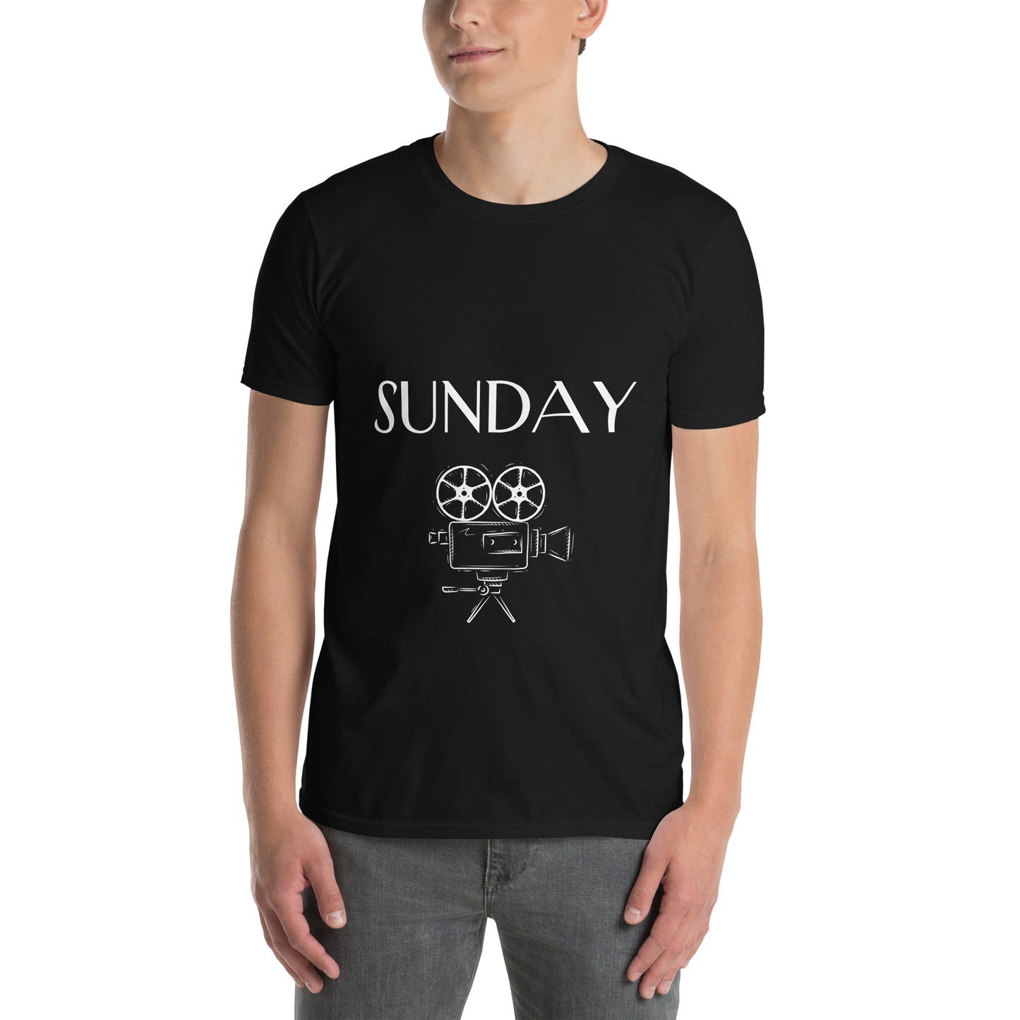 Футболка унисекс с коротким рукавом "SUNDAY" id: 41 (ПРЕМИУМ)