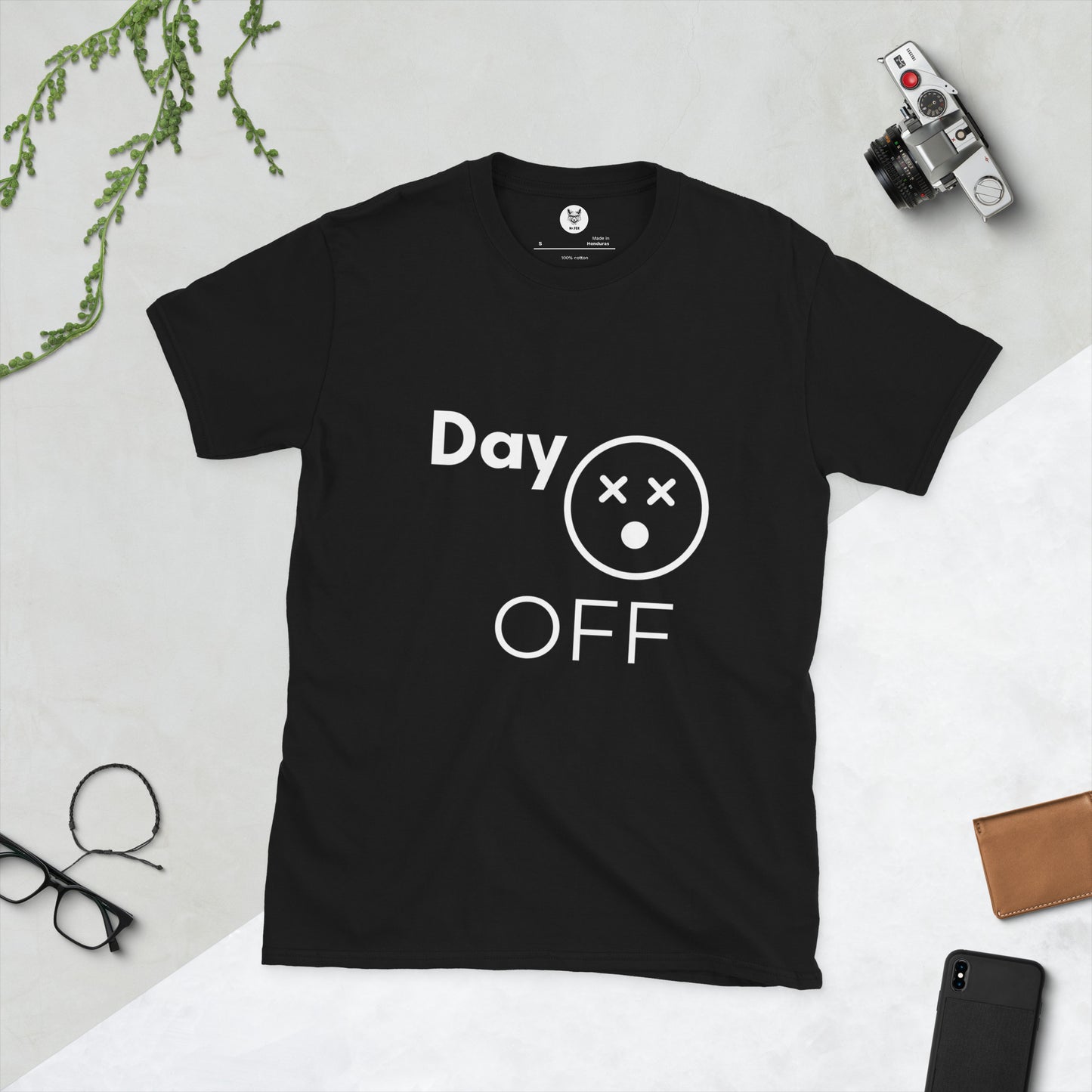 Koszulka unisex z krótkim rękawem „DAY OFF” id: 44 (PREMIUM)