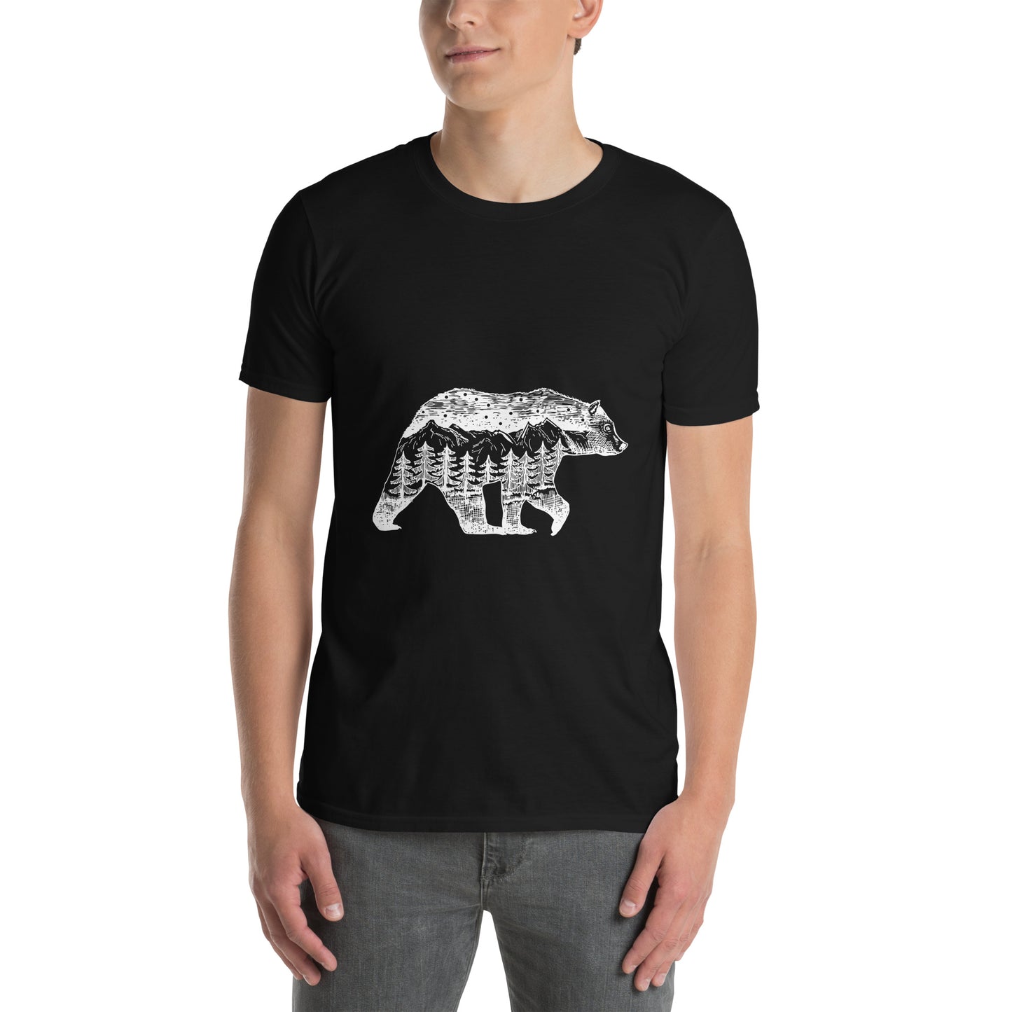 Short-Sleeve Unisex T-Shirt "BEAR" id: 51 (PREMIUM)