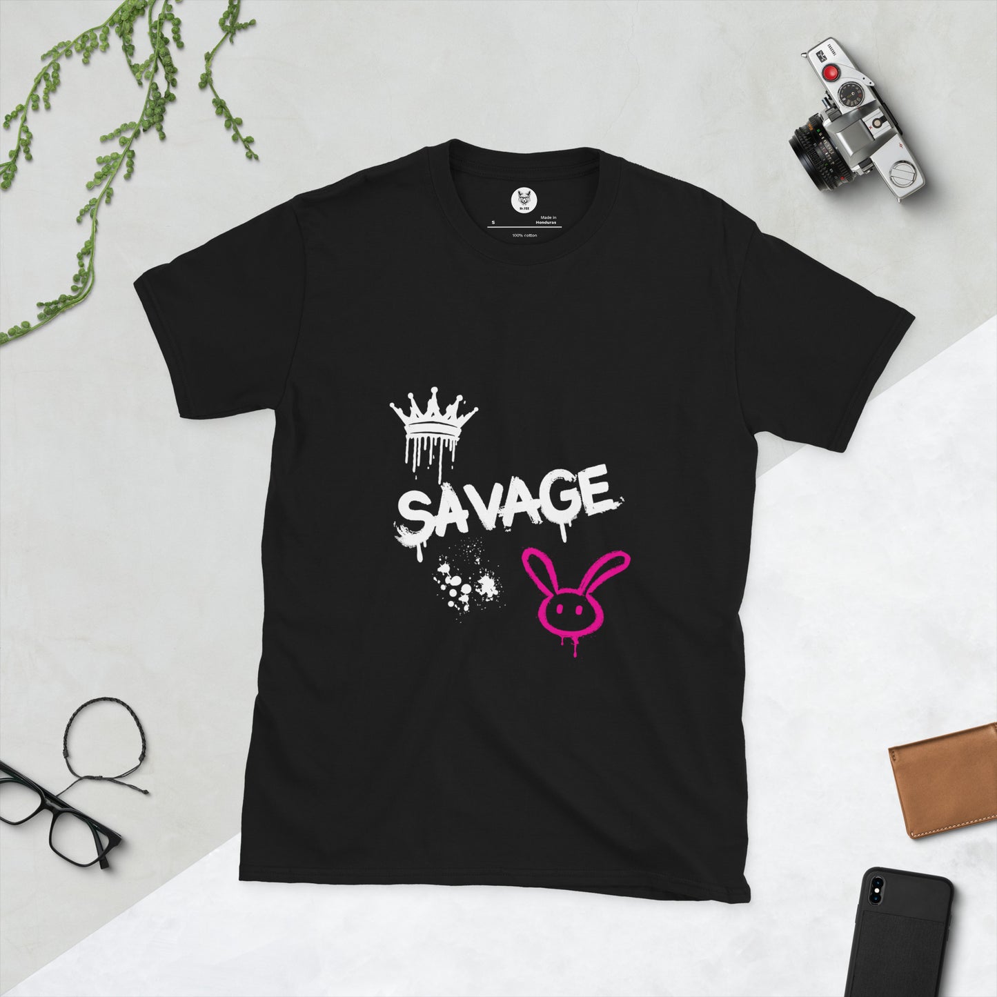 Koszulka unisex z krótkim rękawem „SAVAGE” id: 59 (PREMIUM)