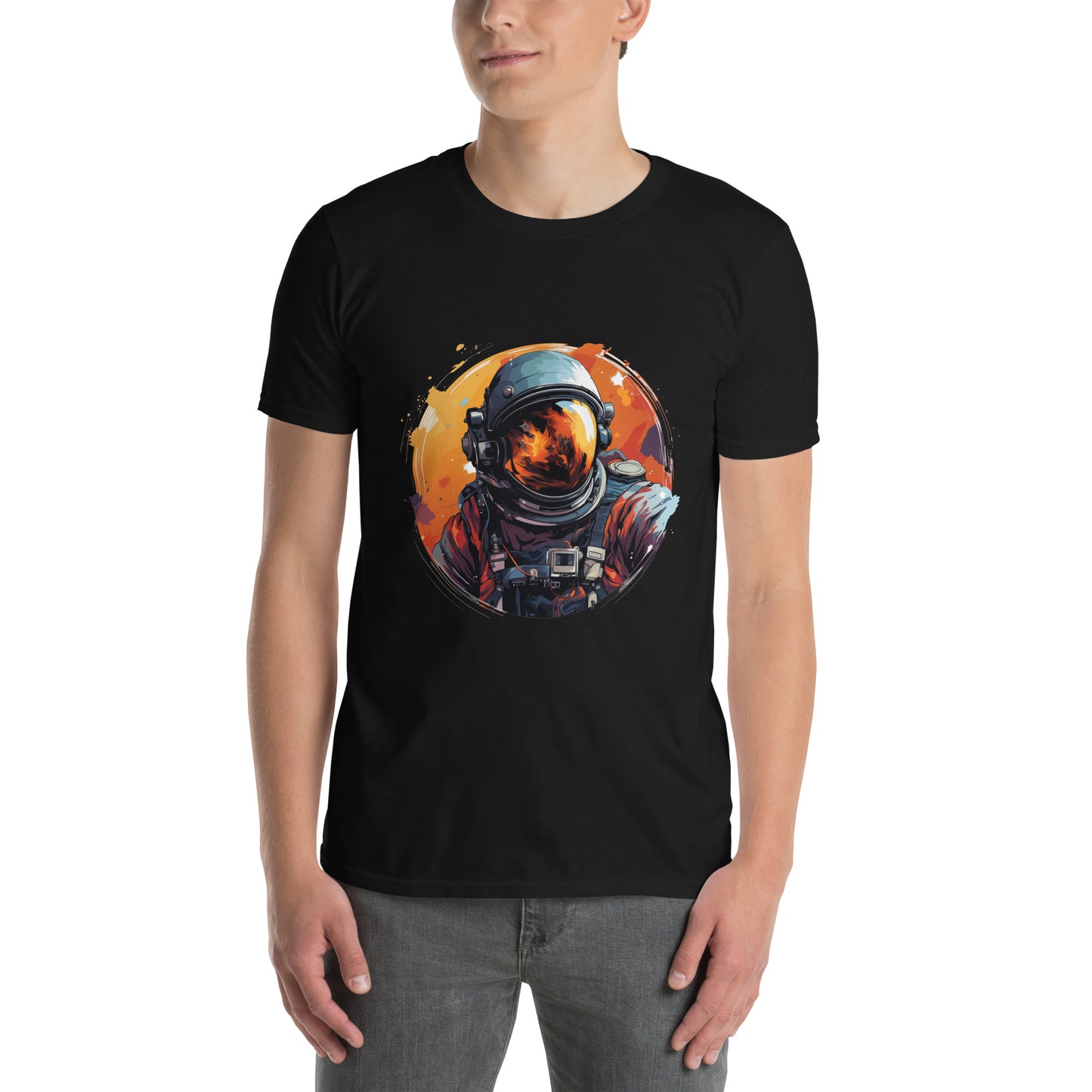 Koszulka unisex z krótkim rękawem "ASTRONAUT" ID: 105 (PREMIUM)