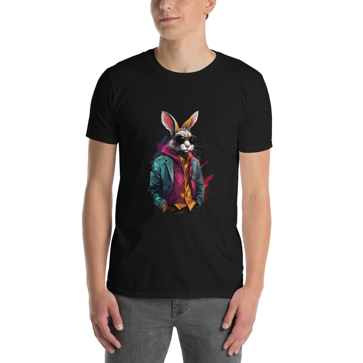 Short-Sleeve Unisex T-Shirt "RABBIT" ID: 106 (PREMIUM)