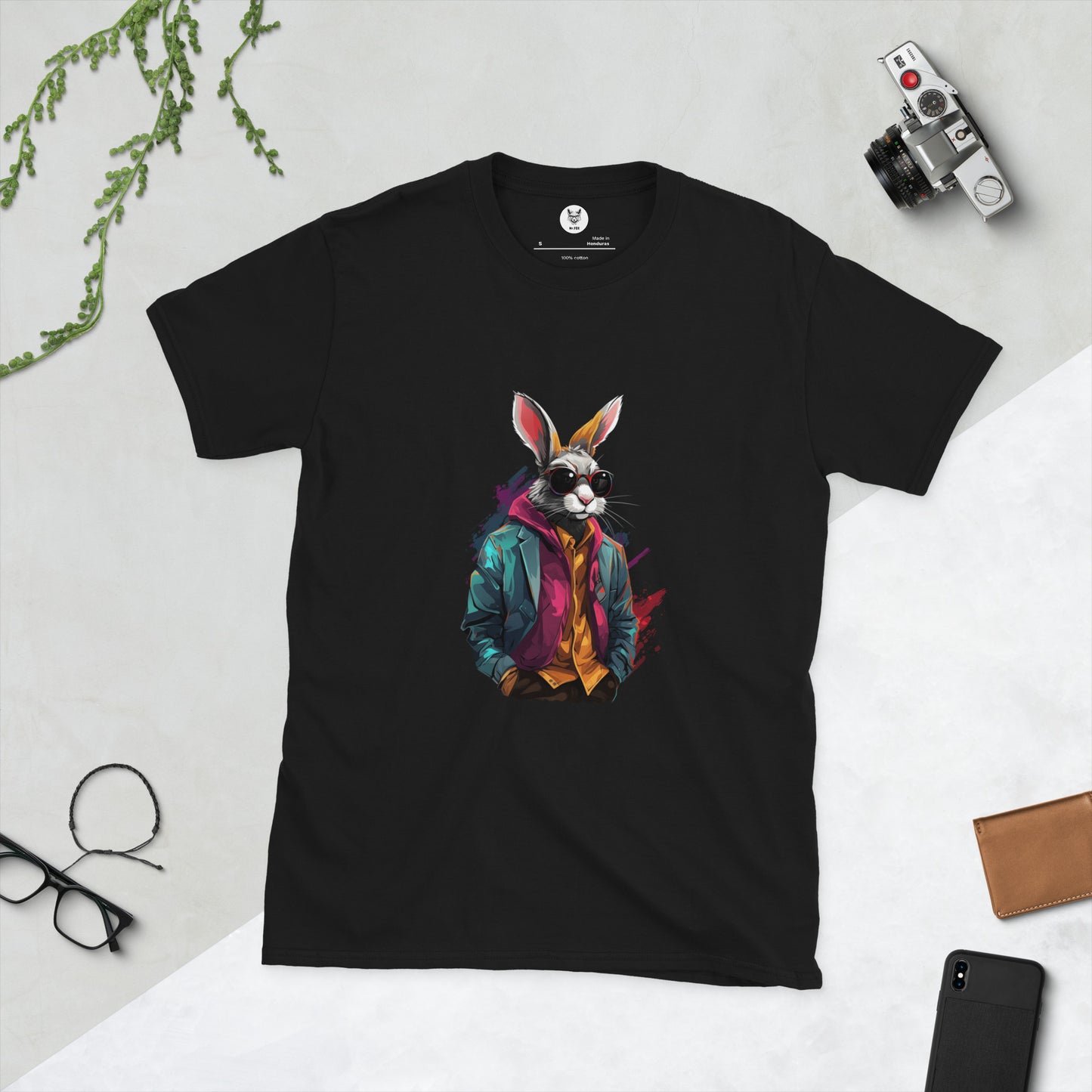 Short-Sleeve Unisex T-Shirt "RABBIT" ID: 106 (PREMIUM)