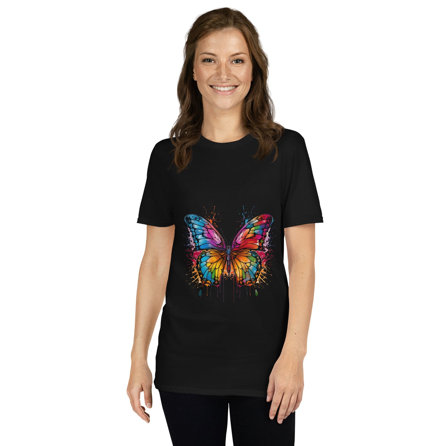 Short-Sleeve Unisex T-Shirt "BUTTERFLY" ID: 111 (PREMIUM)