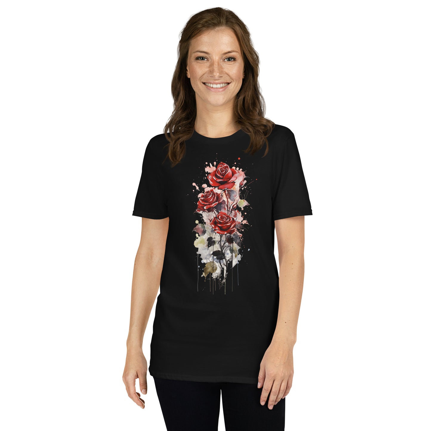 Short-Sleeve Unisex T-Shirt "ROSES" ID: 122 (PREMIUM)