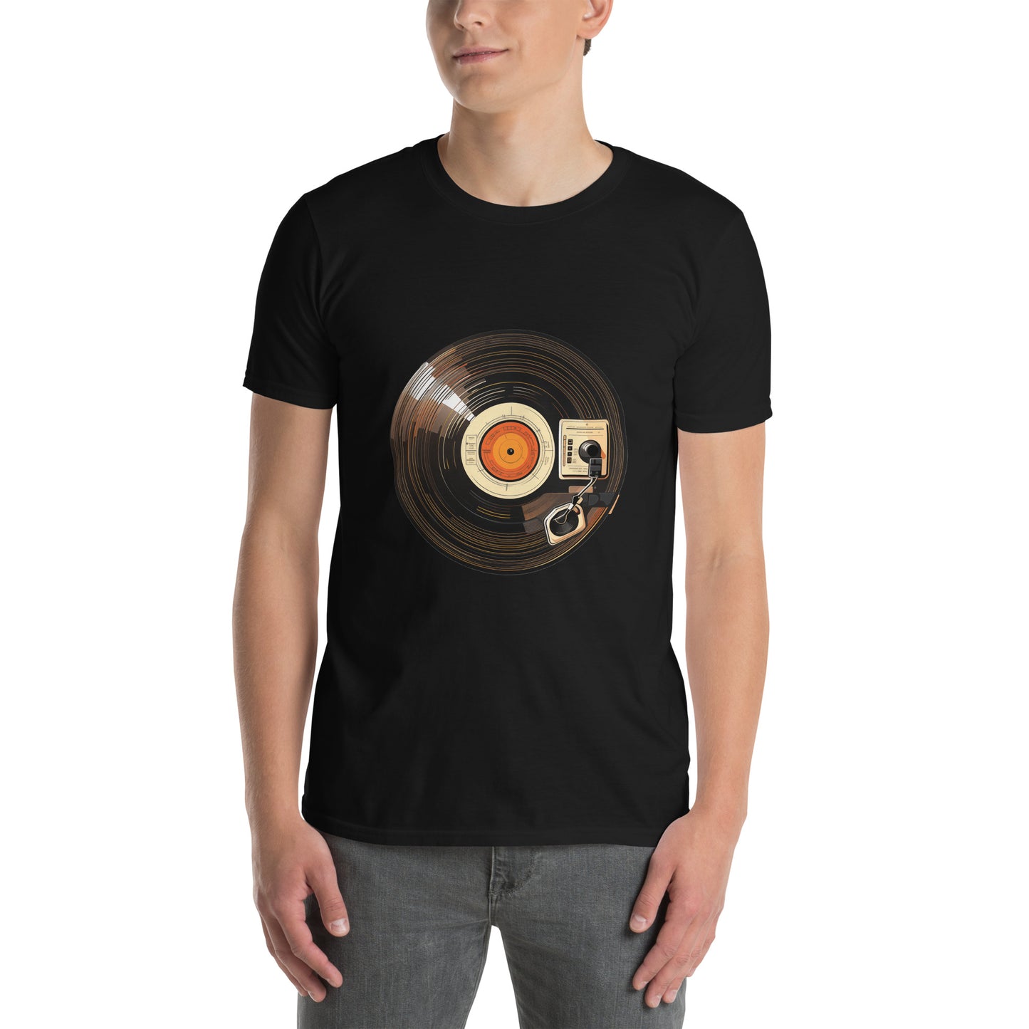 Short-Sleeve Unisex T-Shirt "vinyl record" ID: 150 (PREMIUM)