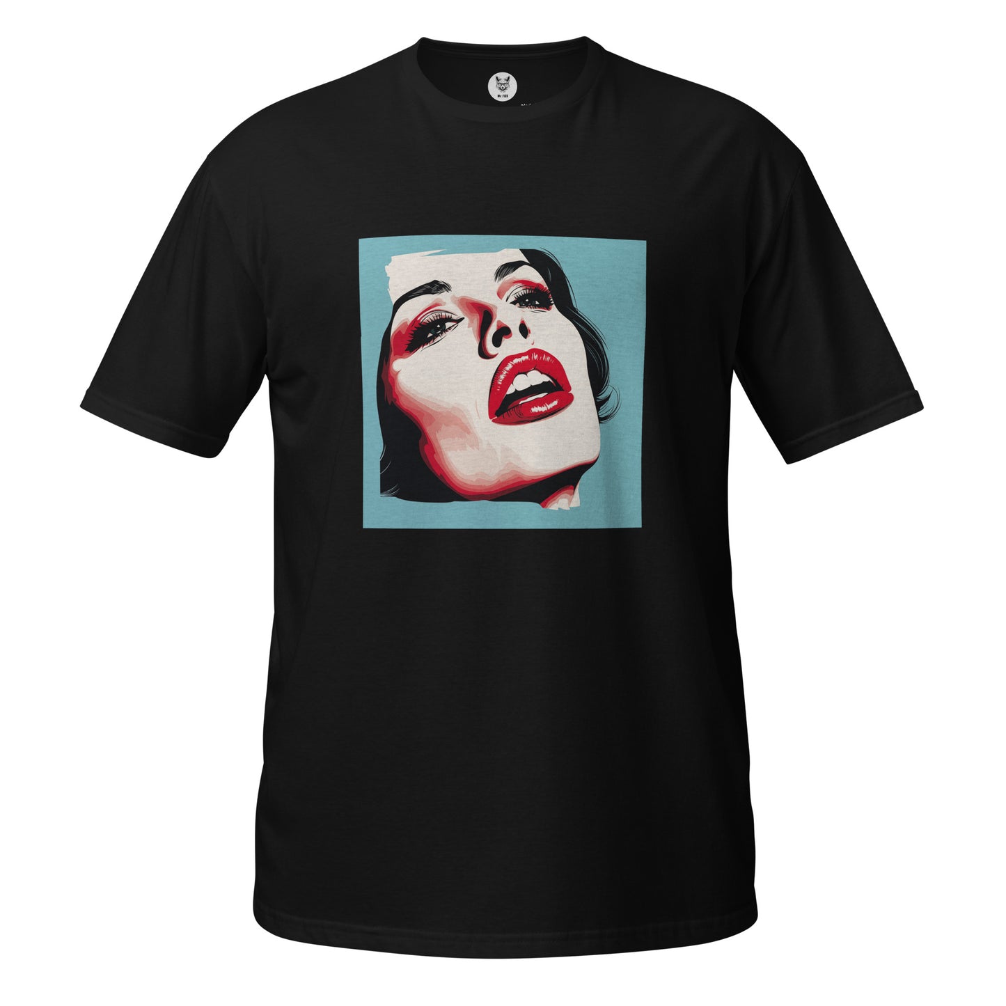 T-shirt unisex z krótkim rękawem „POP ART GIRL” ID: 162 (PREMIUM)