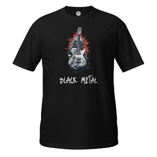 Short-Sleeve Unisex T-Shirt "BLACK METAL" ID: 185 (PREMIUM)