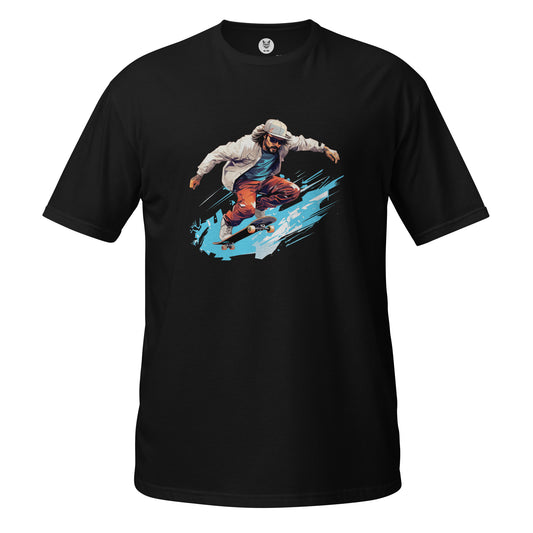 Short-Sleeve Unisex T-Shirt "SKATEBOARD" ID: 186 (PREMIUM)