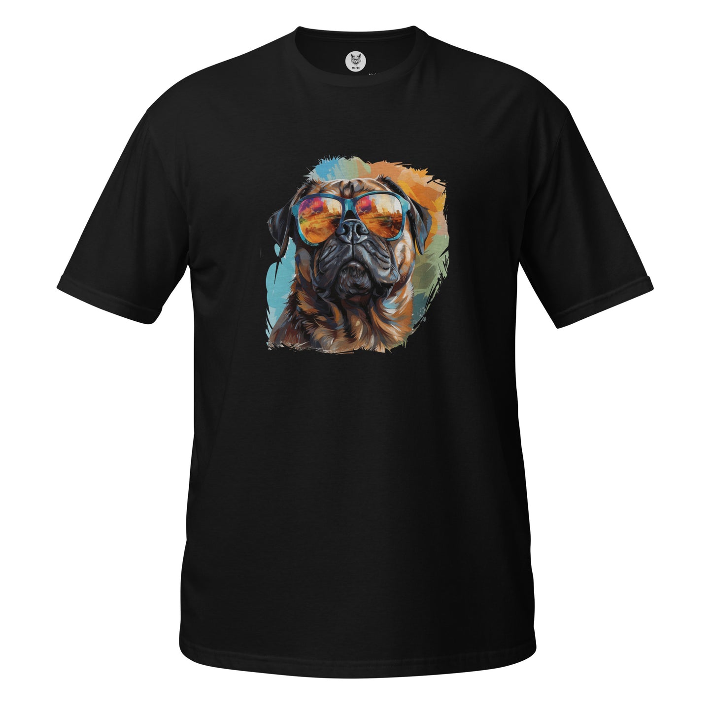 Koszulka unisex z krótkim rękawem "PUG DOG" ID: 204 (PREMIUM)