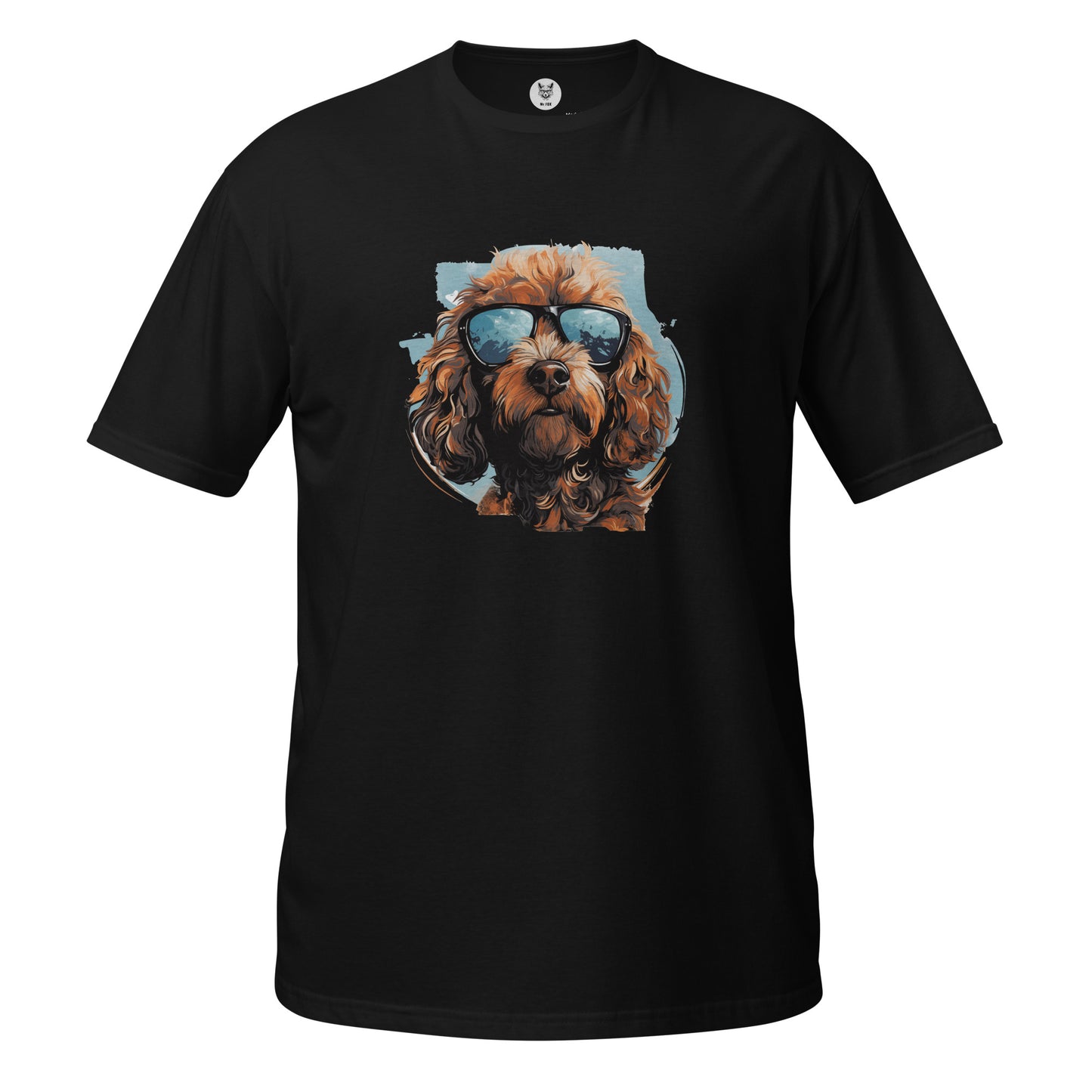 Koszulka unisex z krótkim rękawem „COOL DOG” ID: 208 (PREMIUM)