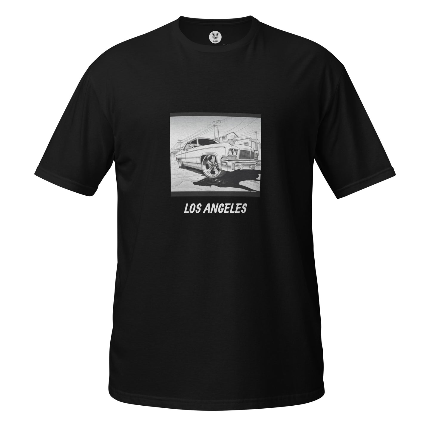 T-shirt unisex z krótkim rękawem „los Angeles” ID: 222 (PREMIUM)