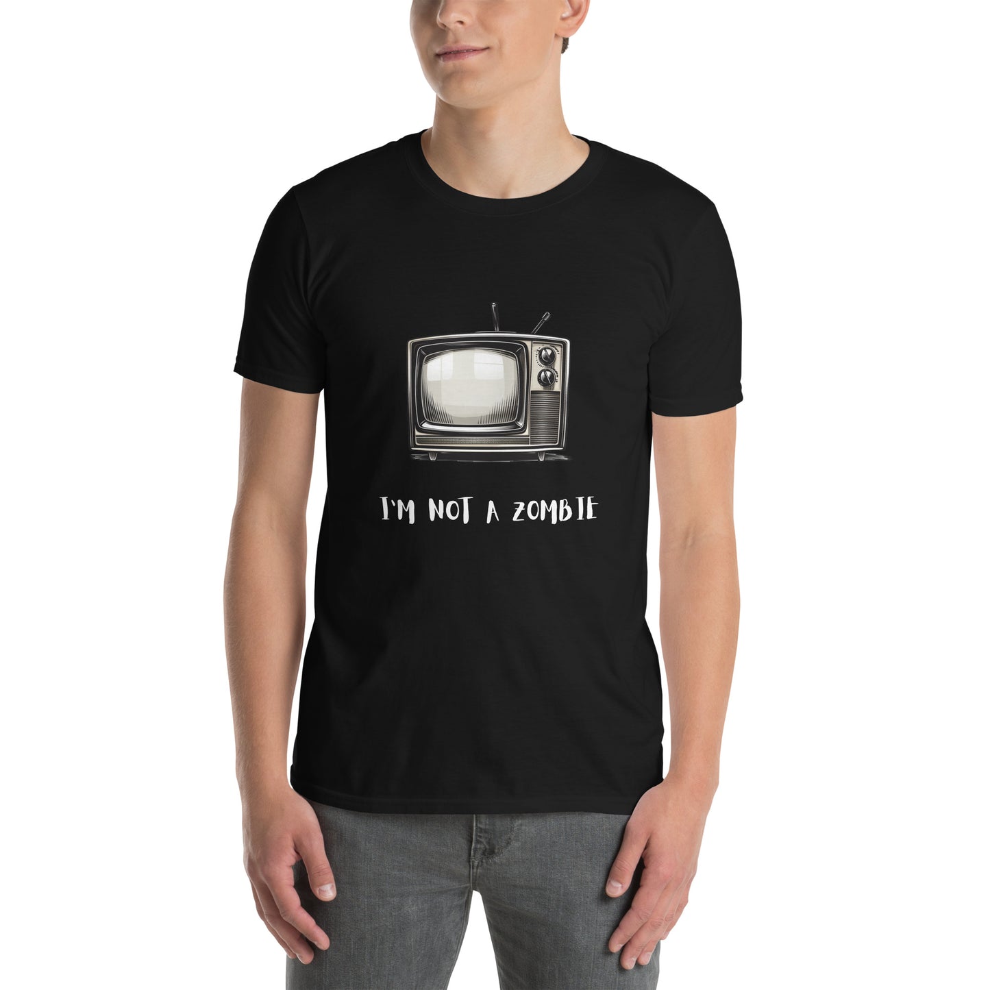 Short-Sleeve Unisex T-Shirt "I'm not a zombie" ID: 237 (PREMIUM)