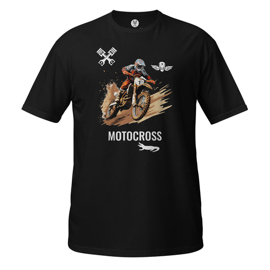 Koszulka unisex z krótkim rękawem „MOTOCROSS” ID: 260 (PREMIUM)