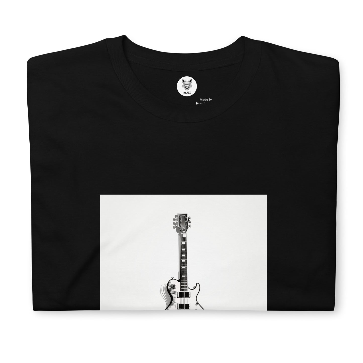 Koszulka unisex z krótkim rękawem „GITAR” ID: 263 (PREMIUM)