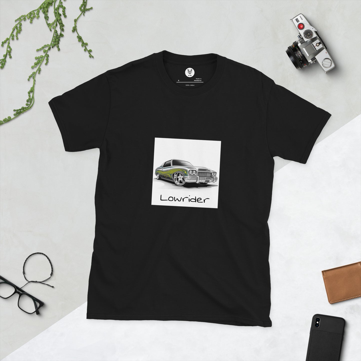 T-shirt unisex z krótkim rękawem „RETRO CAR” ID: 278 (PREMIUM)