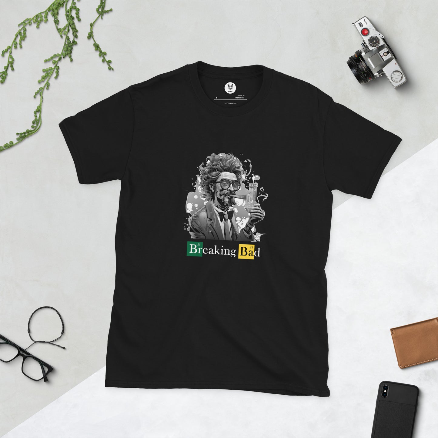 T-shirt unisex z krótkim rękawem „breaking bad” ID: 282 (PREMIUM)